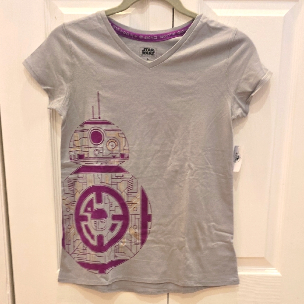 NWT Star Wars Tee Shirt, Girls Size L